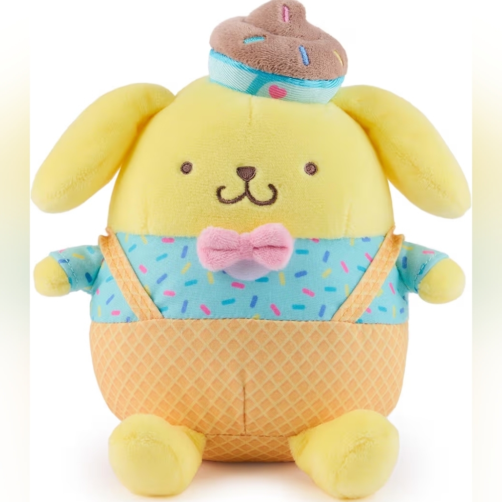 NWT Pompompurin Ice Cream Plush 6" Sanrio Hello Kitty And Friends Gund
